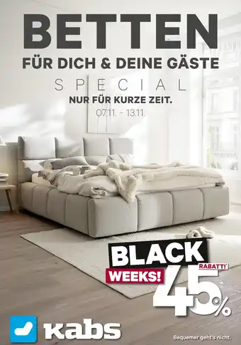 Kabs Polsterwelt Kabs betten für dich & deine gäste - special nur für kurze zeit Angebot