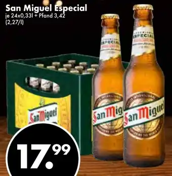 Trink und Spare San Miguel Especial 24x0,33L Angebot