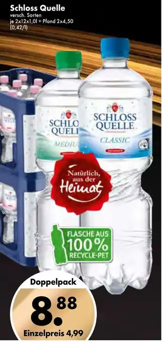 Trink und Spare Schloss Quelle 2X12X1L Angebot