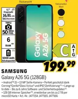 MEDIMAX SAMSUNG Galaxy A26 5G (128GB) Angebot