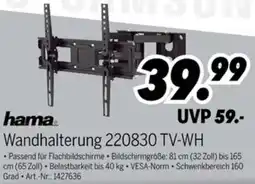 MEDIMAX hama Wandhalterung 220830 TV-WH Angebot