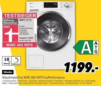 MEDIMAX Miele Waschmaschine WWE 460 WPS EcoPerformance Angebot