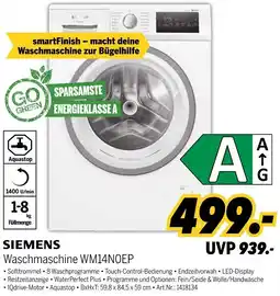 MEDIMAX SIEMENS Waschmaschine WM14N0EP Angebot