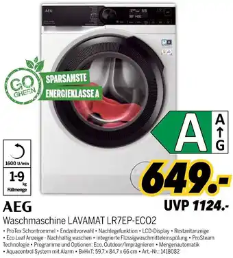 MEDIMAX AEG Waschmaschine LAVAMAT LR7EP-ECO2 Angebot
