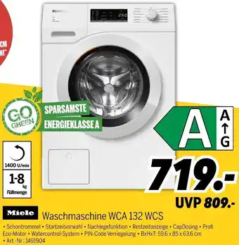 MEDIMAX Miele Waschmaschine WCA 132 WCS Angebot