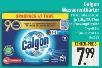 E-Center Calgon Wasserenthärter Angebot