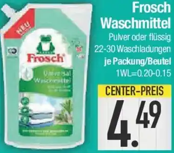E-Center Frosch Waschmittel Angebot