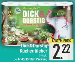 E-Center Dick&Durstig Küchentücher Angebot
