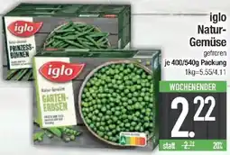 E-Center iglo Natur Gemüse Angebot