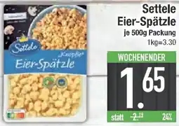 E-Center Settele Eier-Spätzle Angebot