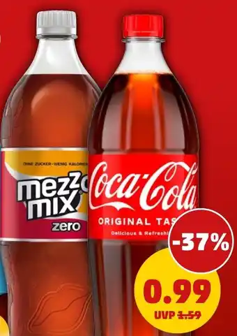 Mezzo mix, coca-cola, fanta oder sprite