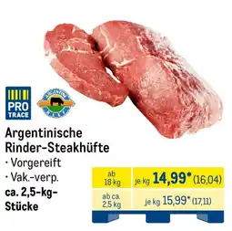 METRO Argentinische Rinder-Steakhüfte Angebot