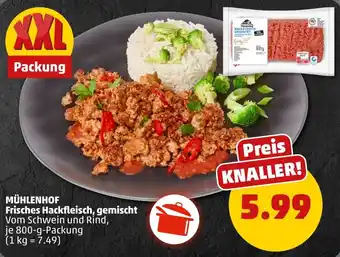 PENNY MÜHLENHOF Frisches Hackfleisch, gemischt Angebot