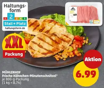 PENNY MÜHLENHOF Frische Hähnchen-Minutenschnitzel Angebot