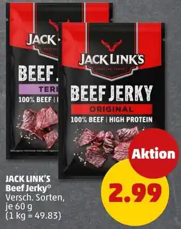 PENNY JACK LINK'S Beef Jerky Angebot