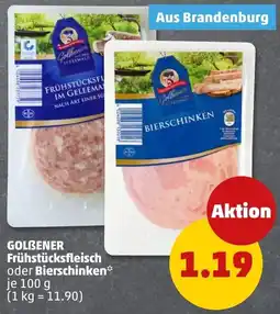 PENNY GOLBENER Frühstücksfleisch oder Bierschinken Angebot
