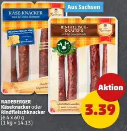 PENNY RADEBERGER Käseknacker oder Rindfleischknacker Angebot