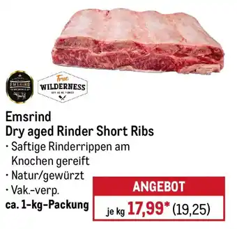 METRO Emsrind Dry aged Rinder Short Ribs Angebot