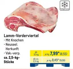 METRO Lamm-Vorderviertel Angebot