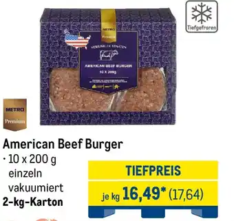 METRO METRO Premium American Beef Burger Angebot