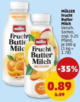 PENNY MÜLLER Frucht Butter Milch Angebot
