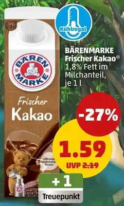PENNY BÄRENMARKE Frischer Kakao Angebot