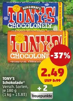 PENNY TONY'S Schokolade Angebot