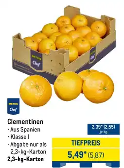 METRO METRO Chef Clementinen Angebot