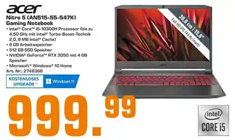 Saturn Acer Nitro 5 (AN515-55-547K) Gaming Notebook Angebot