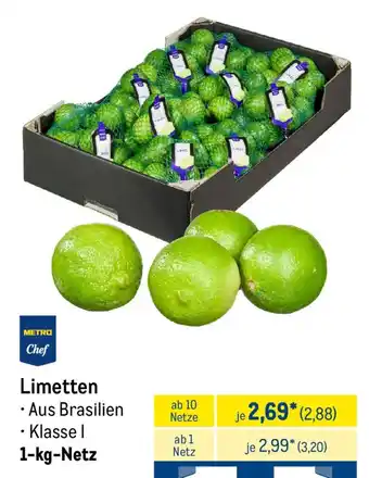 METRO METRO Chef Limetten Angebot