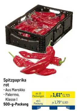 METRO Spitzpaprika rot Angebot