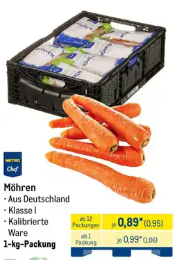 METRO METRO Chef Möhren Angebot