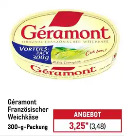 METRO Géramont Französischer Weichkäse Angebot