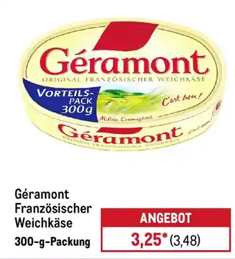 METRO Géramont Französischer Weichkäse Angebot