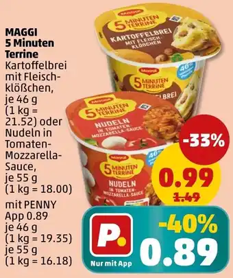 PENNY MAGGI 5 Minuten Terrine Angebot