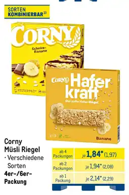 METRO Corny Müsli Riegel Angebot