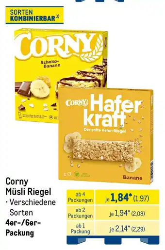 METRO Corny Müsli Riegel Angebot