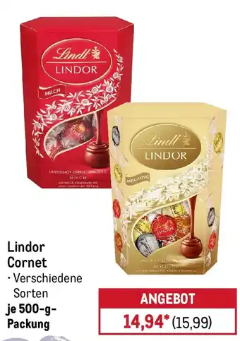 METRO Lindor Cornet Angebot