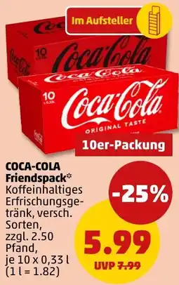 PENNY COCA-COLA Friendspack Angebot