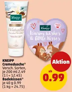 PENNY KNEIPP Cremedusche oder Badekissen Angebot