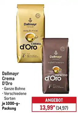METRO Dallmayr Crema D'Oro Angebot