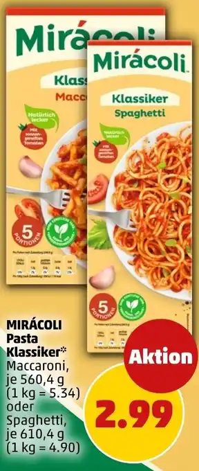 PENNY MIRÁCOLI Pasta Klassiker Angebot