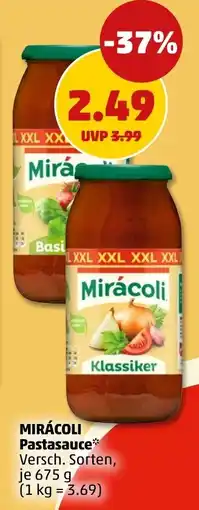PENNY MIRÁCOLI Pastasauce Angebot