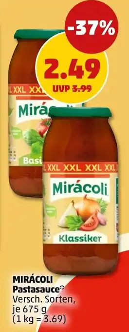 PENNY MIRÁCOLI Pastasauce Angebot