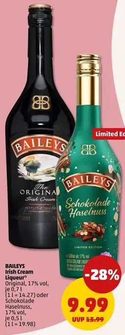 PENNY BAILEYS Irish Cream Liqueur Angebot