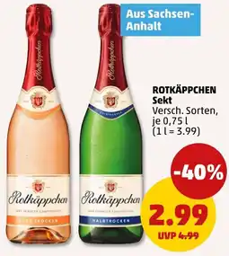 PENNY ROTKÄPPCHEN Sekt Angebot
