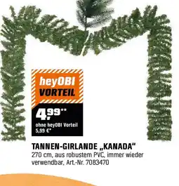 OBI TANNEN-GIRLANDE „KANADA" Angebot