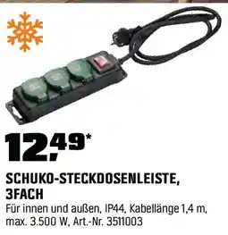 OBI SCHUKO-STECKDOSENLEISTE, 3FACH Angebot