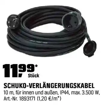 OBI SCHUKO-VERLÄNGERUNGSKABEL Angebot