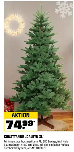 OBI KUNSTTANNE,,DALBYN XL" Angebot